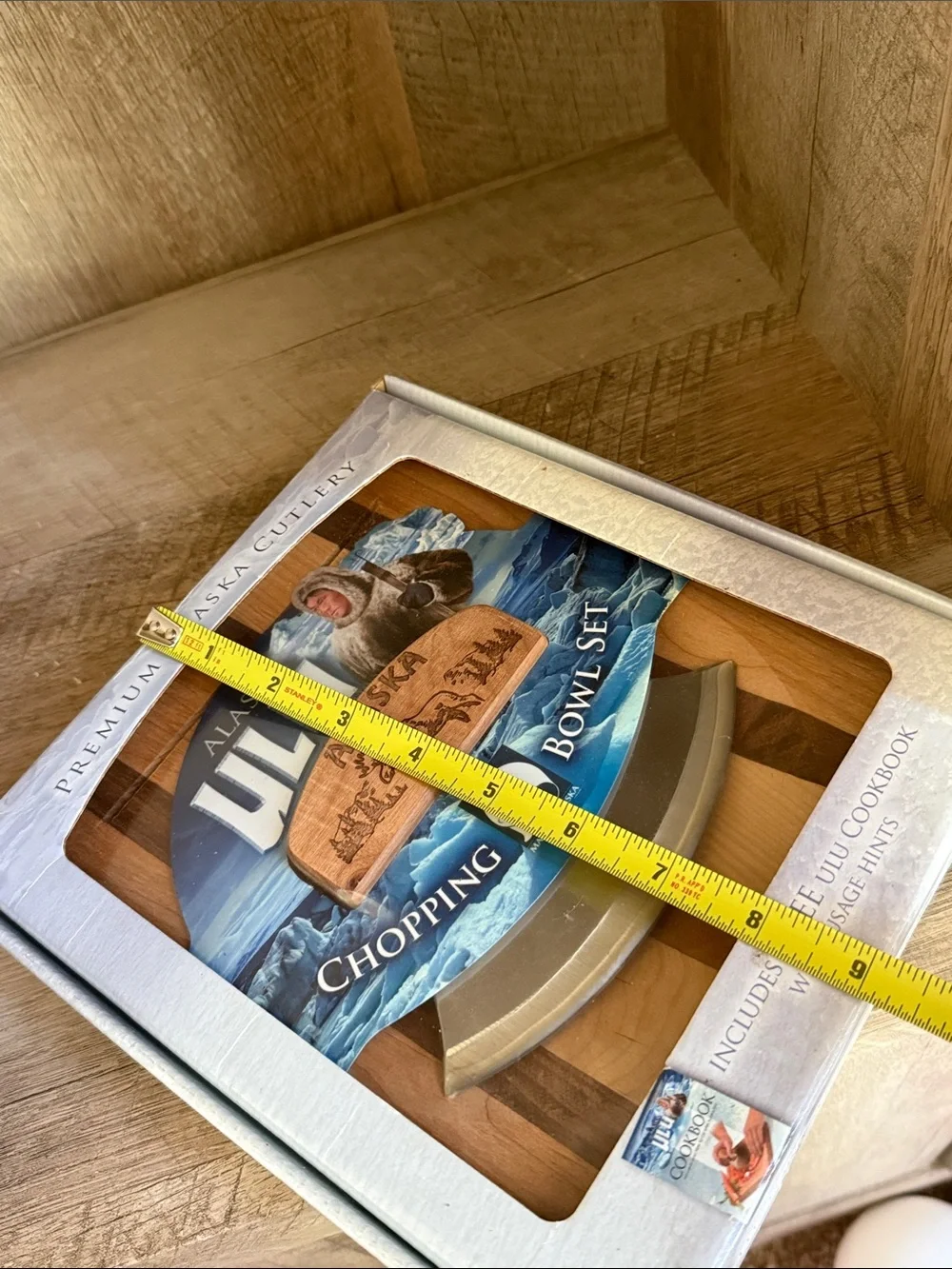 Premium Alaska Ulu Chopping Bowl Set